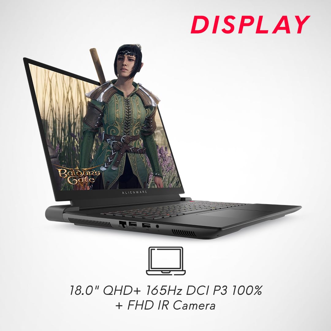 Dell Laptop para jogos Alienware m18 R1, processador Intel Core i9